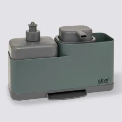 5five Organiseur évier avec distributeur, Vert