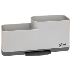 5five Organiseur évier avec distributeur, Gris