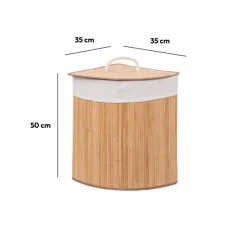 5five Panier à linge d'angle, 48L