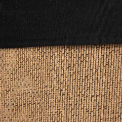 5five Panier à linge 48L, Bambou et noir