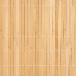 5five Panier à linge 48L, Bambou et noir