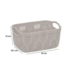 5five Panier à linge, 3,2L, Beige