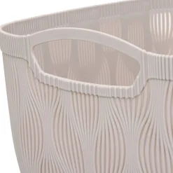 5five Panier à linge, L.37,7 cm, Beige