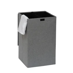 5five Panier à linge 74L, Gris