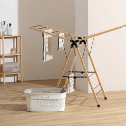 5five Panier à linge 45L, Lin