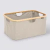 5five Panier à linge pliable 54L, Gris