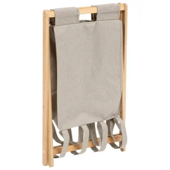 5five Panier à linge pliable 50L, Gris