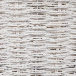 5five Panier à linge rond 40L, Blanc