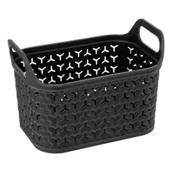 5five Panier ajouré plastique 4L, Noir