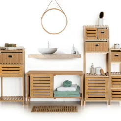 5five Panier bambou 31x15cm