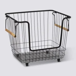 5five Panier en métal empilable, Grand format