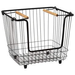 5five Panier en métal empilable, Grand format