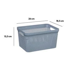5five Panier en plastique 5L - Gris