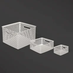 5five Panier en plastique 19L, Blanc