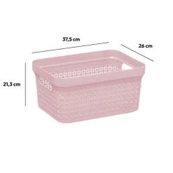 5five Panier en plastique 17L, Gris