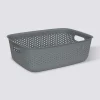 5five Panier en plastique 10L, Gris