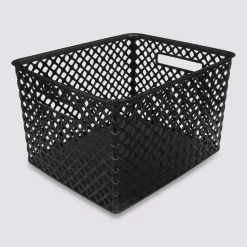 5five Panier en plastique 19L, Noir