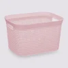 5five Panier en plastique 25L, Rose