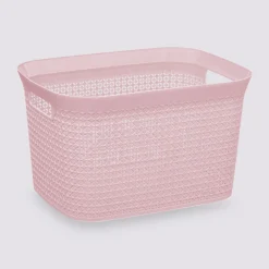 5five Panier en plastique 25L, Rose