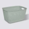 5five Panier en plastique 17L, Sauge