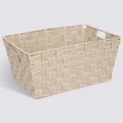 5five Panier, L.38 cm, Beige