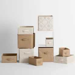 5five Panier toile de jute 31x31 cm