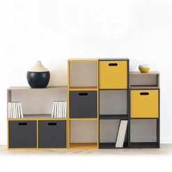 5five Panier 31x31 cm, Bois Blanc