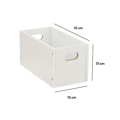 5five Panier 15x31 cm,Bois Blanc