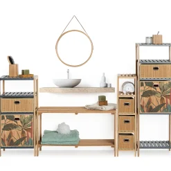 5five Panier 31x31cm, Latte bambou