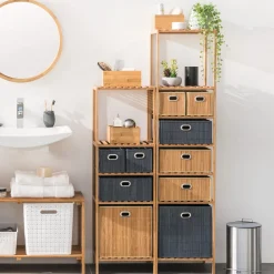 5five Panier 31x15cm, Latte bambou