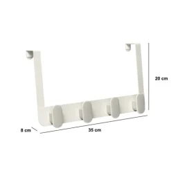 5five Patère, 4 accroches, l.35 cm