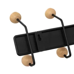 5five Patère 10 têtes bois/métal