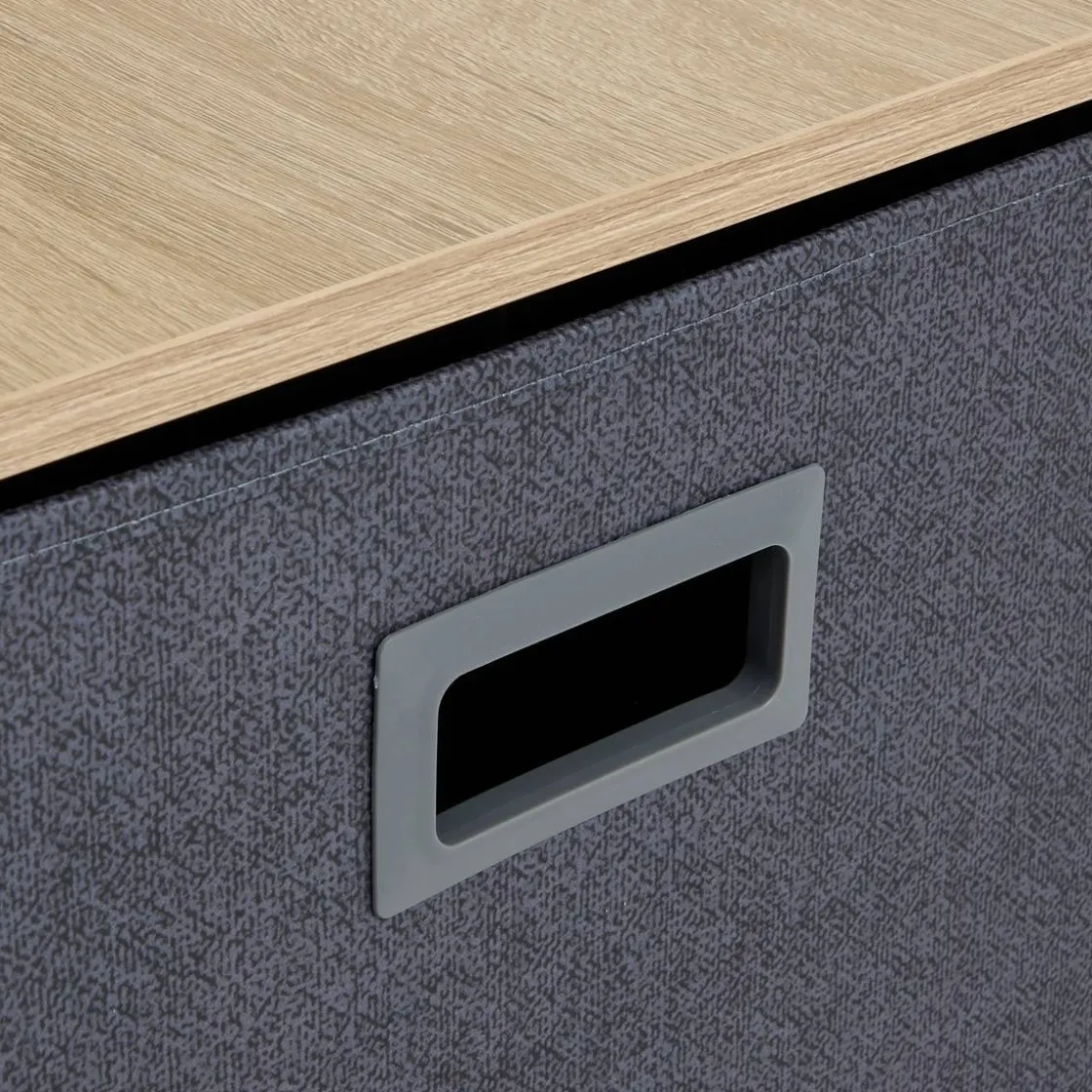 5five Penderie, 2 étagères, 6 tiroirs, Gris