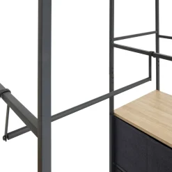 5five Penderie, 2 étagères, 6 tiroirs, Gris