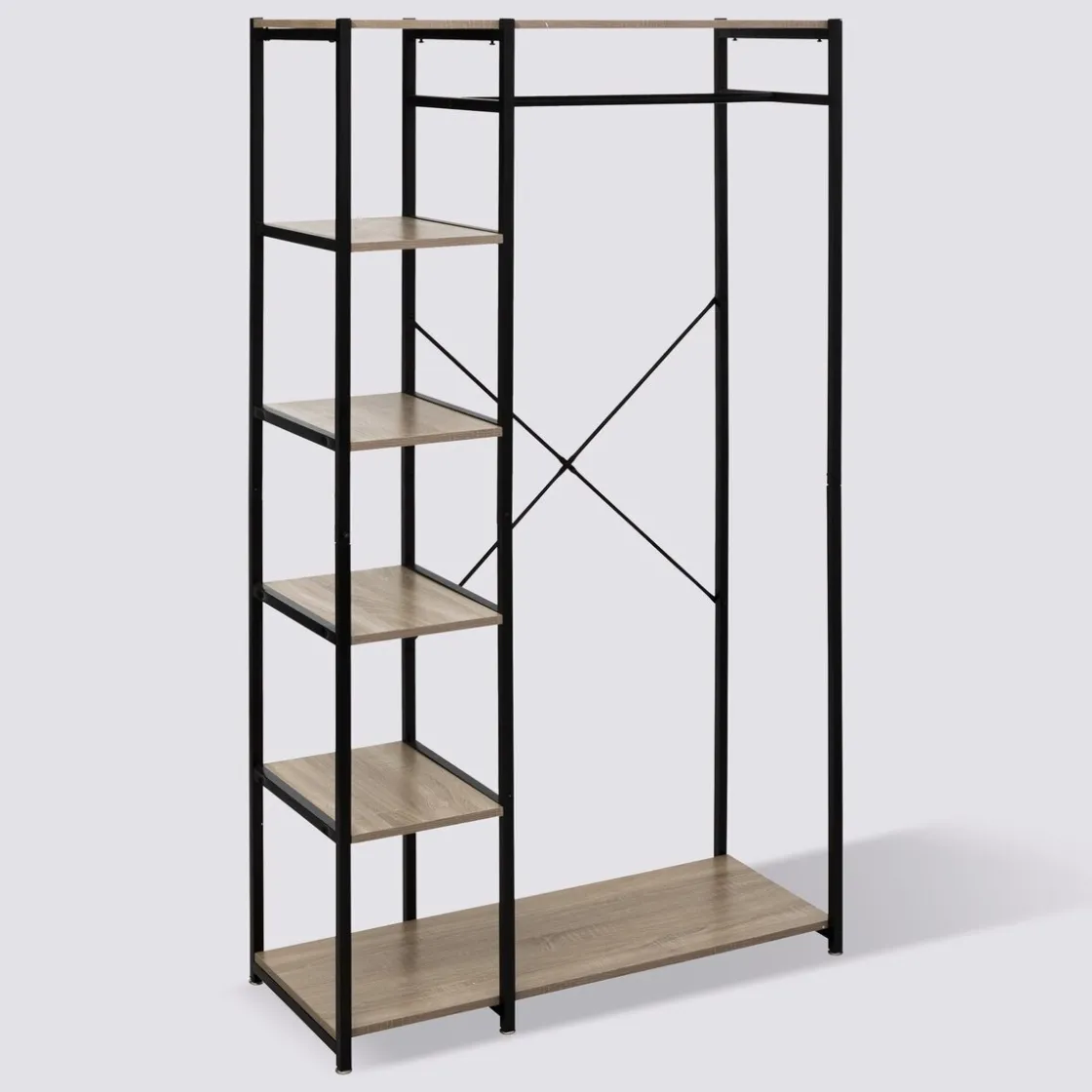 5five Penderie industrielle 5 étagères