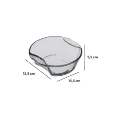 5five Petit plat rond 16cm, Verre