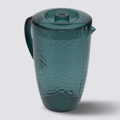 5five Pichet avec couvercle 2L, Bleu pétrole