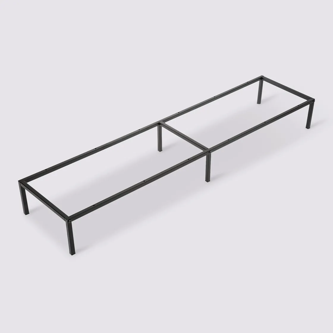 5five Pieds étagère métal 134x29cm, Noir