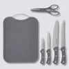 5five Planche à découper 4 couteaux et ciseaux