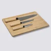 5five Planche à découper et couteaux, Bambou