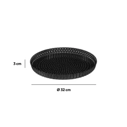 5five Plat à tarte perforé fond amovible, 32cm
