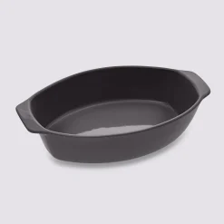 5five Plat ovale 39x24cm , Gris