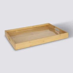 5five Plateau avec poignées 46x30 cm, Bambou