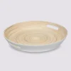 5five Plateau bambou 42cm, Blanc