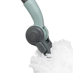 5five Plumeau orientable avec manche téléscopique, Gris