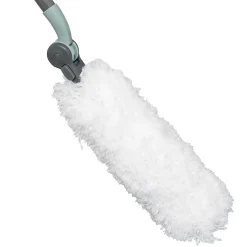 5five Plumeau orientable avec manche téléscopique, Gris