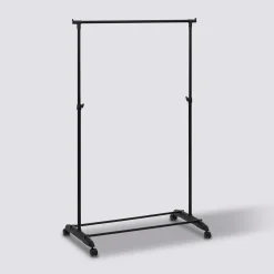 5five Portant à vêtement simple à roulettes