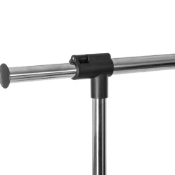 5five Portant à vêtements à roulettes simple