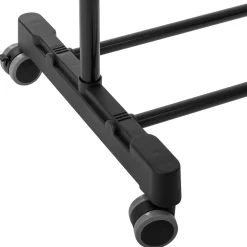 5five Portant à vêtements à roulettes simple