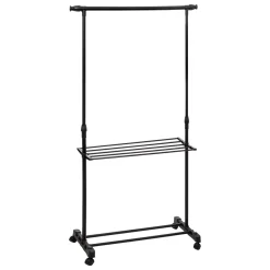 5five Portant à vêtements avec étendoir à roulettes